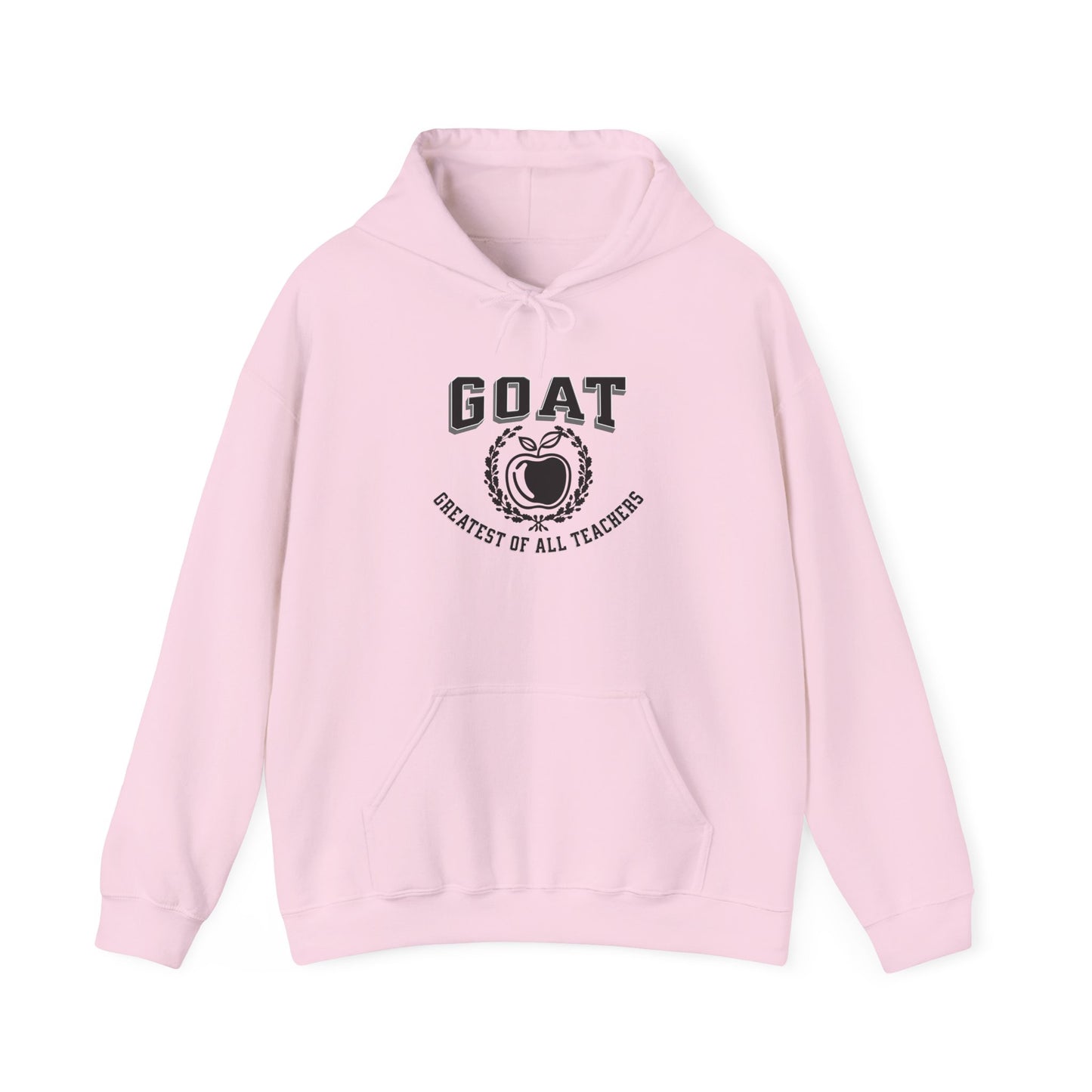 GOAT Teacher Hoodie - Greatest of All Teachers Sweatshirt, Gift for Teachers, Unisex Hooded Sweatshirt, Cozy Look, Education Apparel
