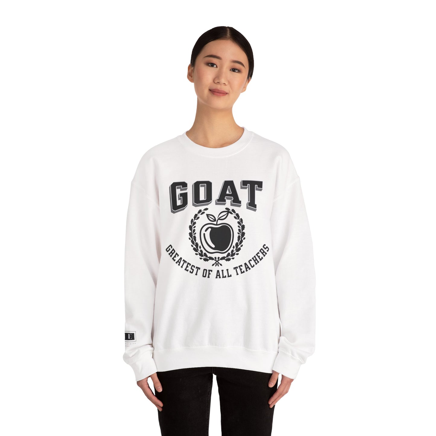 GOAT Teacher, Greatest of All Teachers, Teacher Crewneck, Teacher Sweatshirt