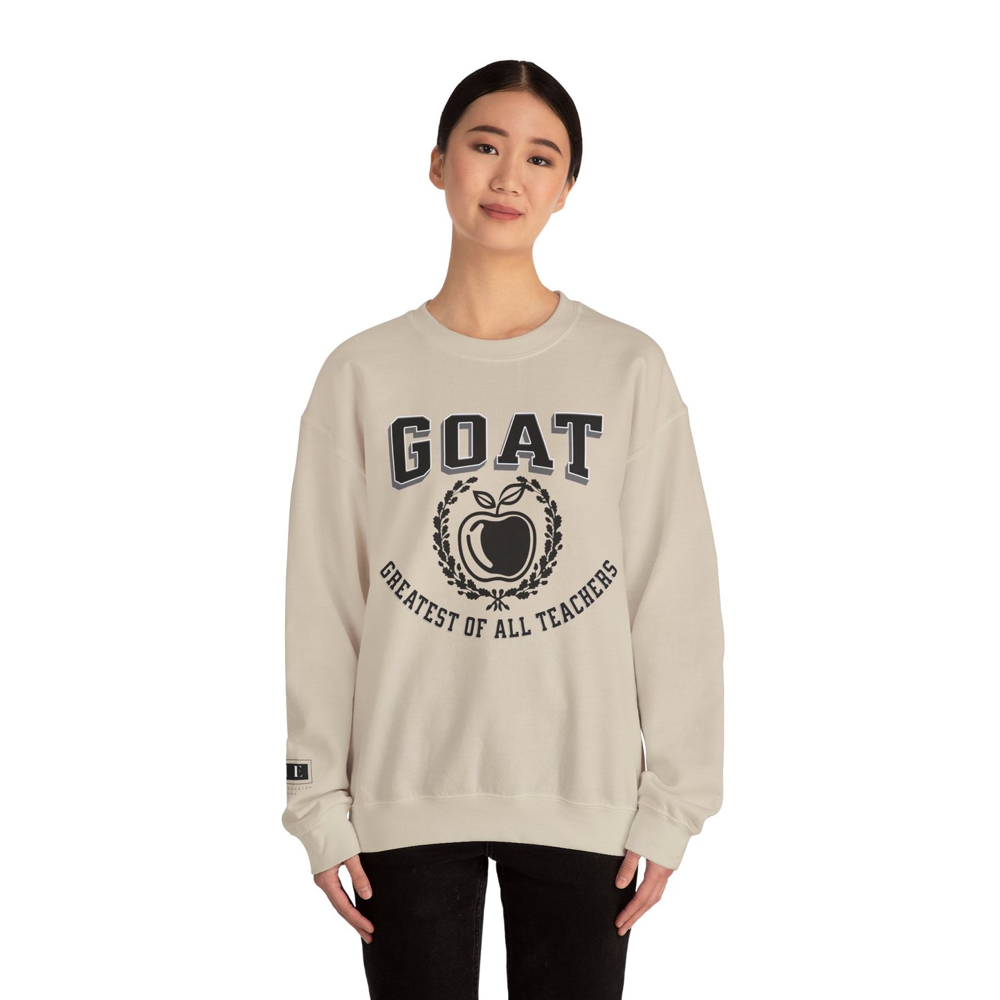 GOAT Teacher, Greatest of All Teachers, Teacher Crewneck, Teacher Sweatshirt