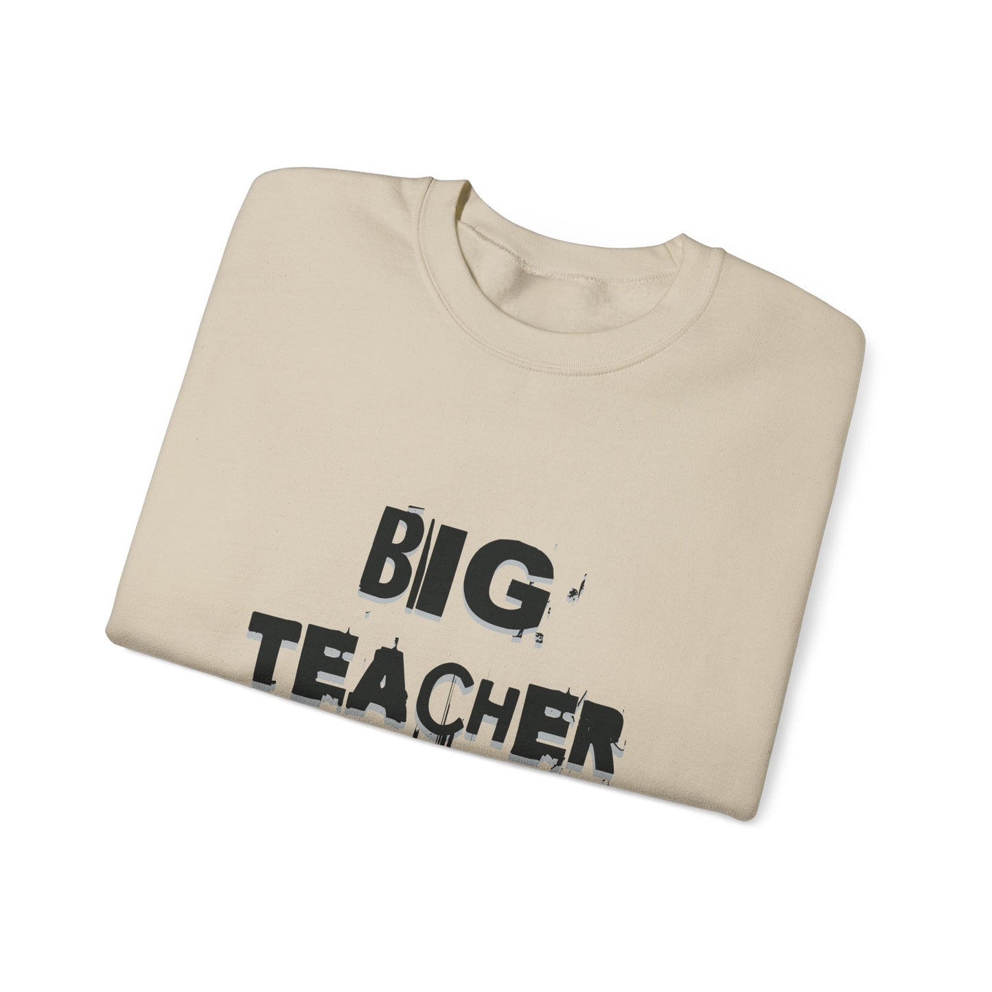 Big Teacher Energy Sweatshirt, Teacher Gift, Unisex Crewneck, Classroom Apparel, Motivational Sweatshirt, Perfect for Educators