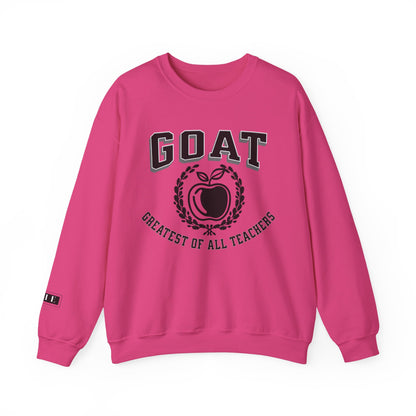 GOAT Teacher, Greatest of All Teachers, Teacher Crewneck, Teacher Sweatshirt