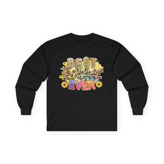 Best Teacher Ever Long Sleeve Tee | Gift for Teachers, Cute Teacher Shirt, Teacher Appreciation, Back to School, Funny Teacher Tee