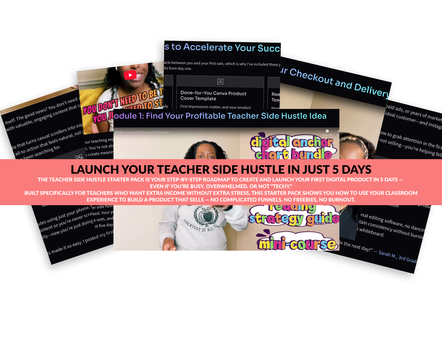 Launch Your Teacher Side Hustle in 5 Days