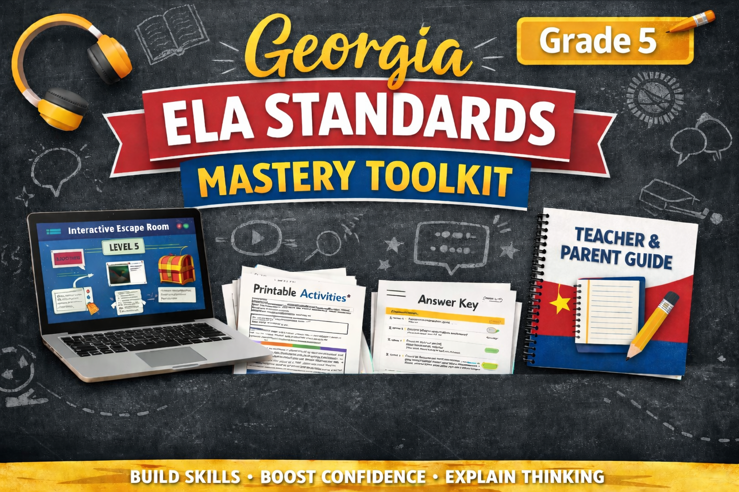 Georgia ELA Standards Mastery Toolkit -5th Grade