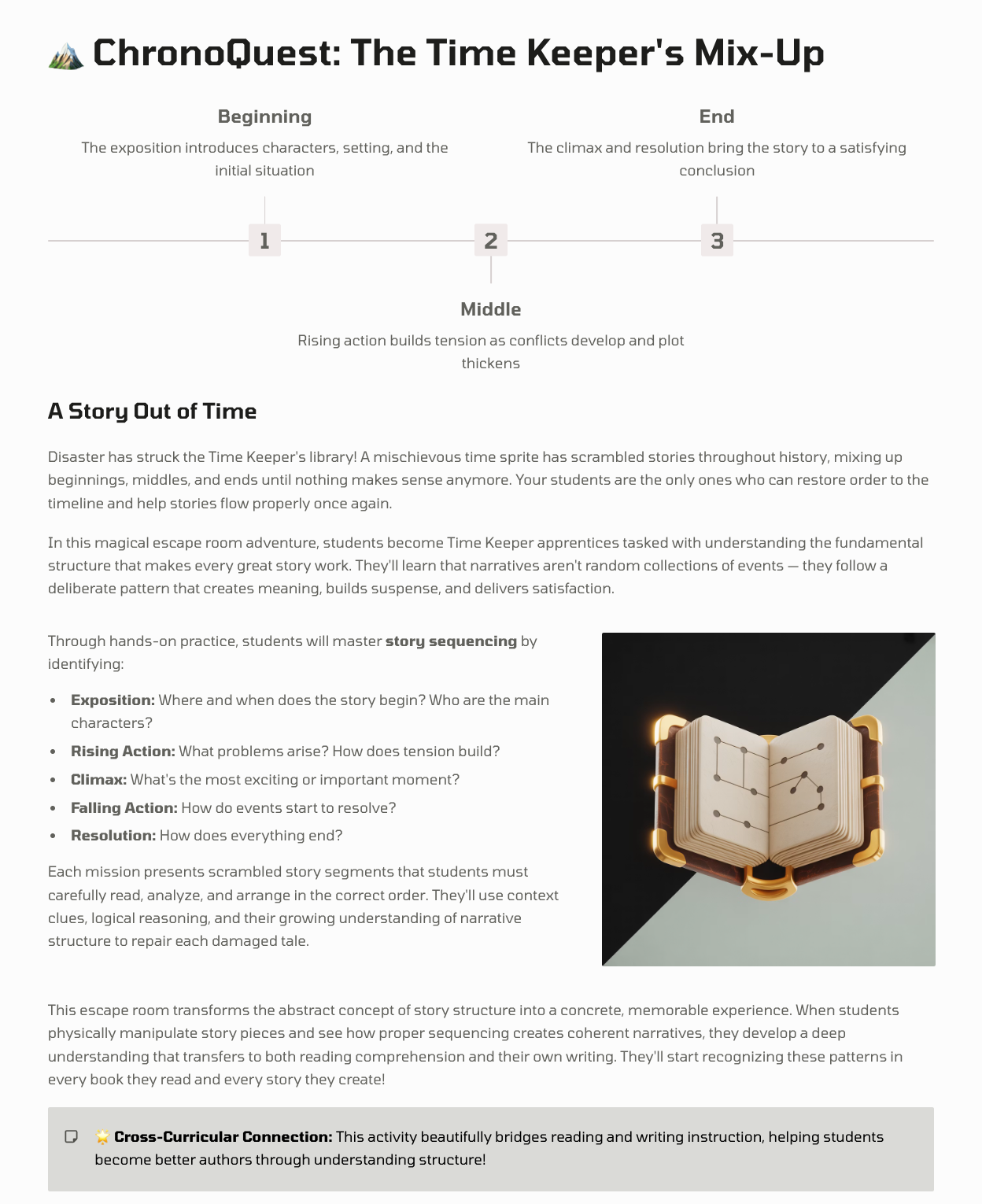 Reading Escape Rooms Unit 1